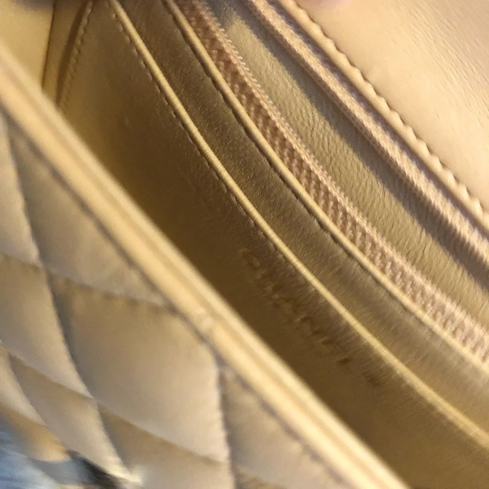 Chanel Tan Quilted Leather Mini Shoulder Bag - Picture 9 of 16